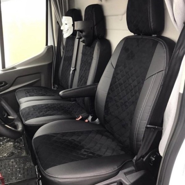 Чехлы Автопилот на Ford Transit 3 места  c 2014+