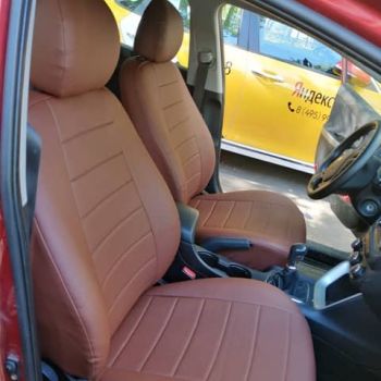 Авточехлы Автопилот Темно Коричневый цвет